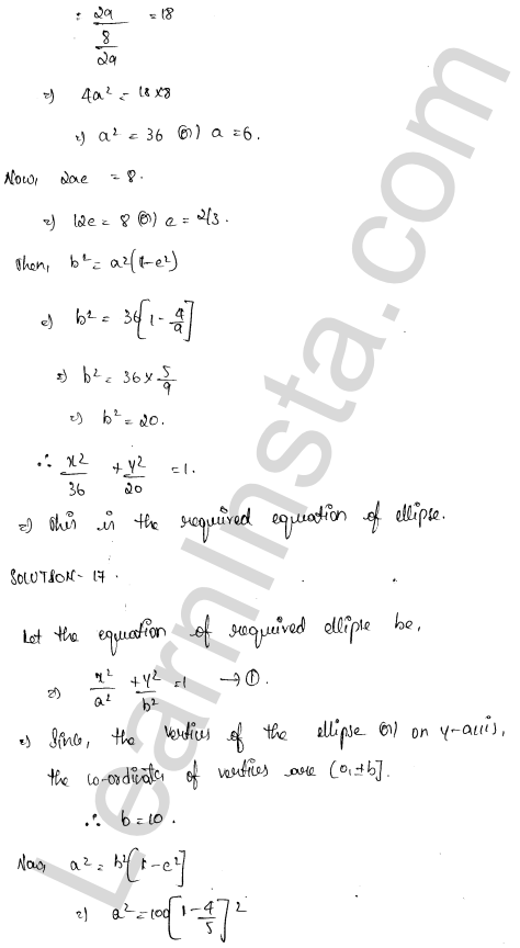 RD Sharma Class 11 Solutions Chapter 26 Ellipse Ex 26.1 1.33
