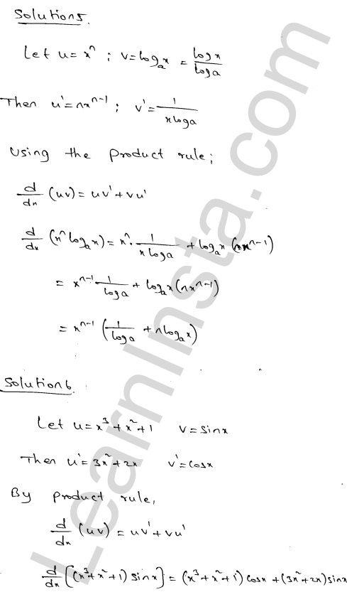 RD Sharma Class 11 Solutions Chapter 30 Derivatives Ex 30.4 1.3