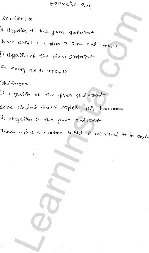 RD Sharma Class 11 Solutions Chapter 31 Mathematical Reasoning Ex 31.4 1.1
