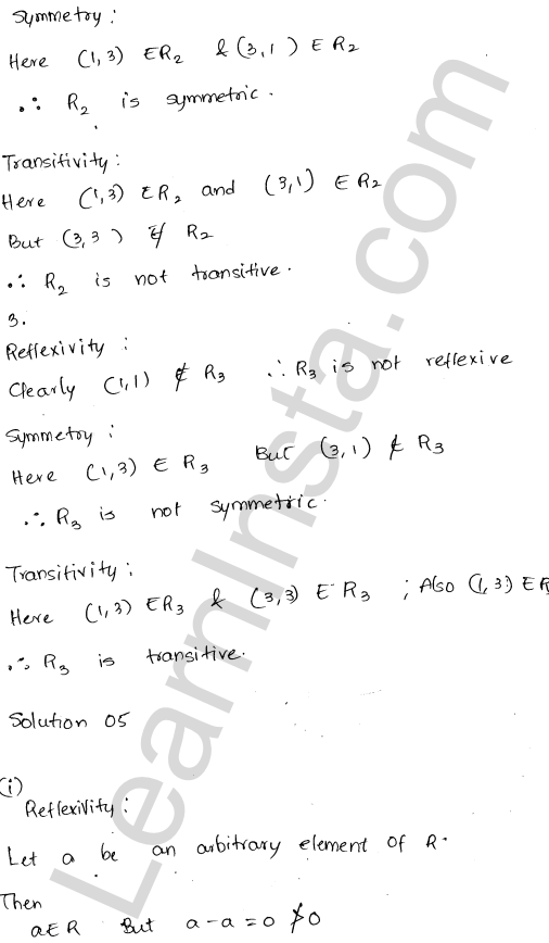 RD Sharma Class 12 Solutions Chapter 1 Relations Ex 1.1 1.10