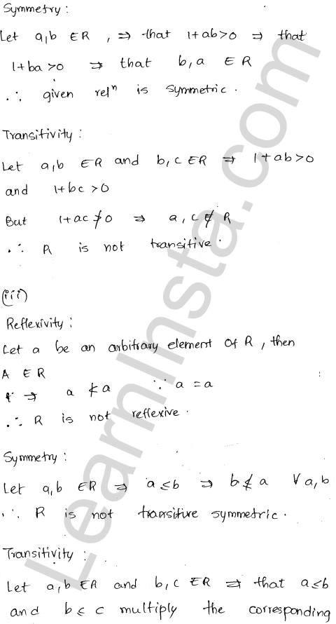 RD Sharma Class 12 Solutions Chapter 1 Relations Ex 1.1 1.12