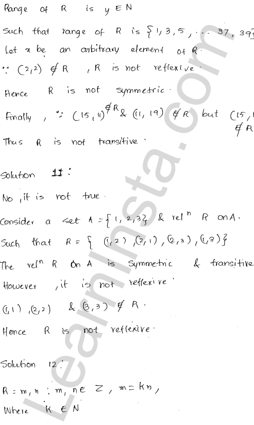 RD Sharma Class 12 Solutions Chapter 1 Relations Ex 1.1 1.16