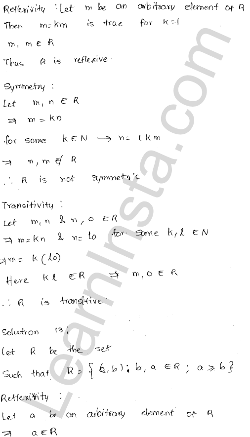 RD Sharma Class 12 Solutions Chapter 1 Relations Ex 1.1 1.17