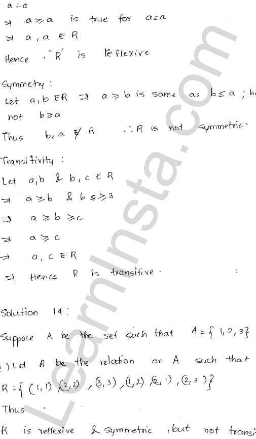 RD Sharma Class 12 Solutions Chapter 1 Relations Ex 1.1 1.18