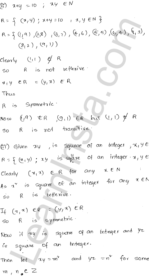 RD Sharma Class 12 Solutions Chapter 1 Relations Ex 1.1 1.22