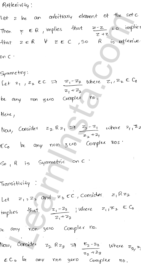 RD Sharma Class 12 Solutions Chapter 1 Relations Ex 1.2 1.20
