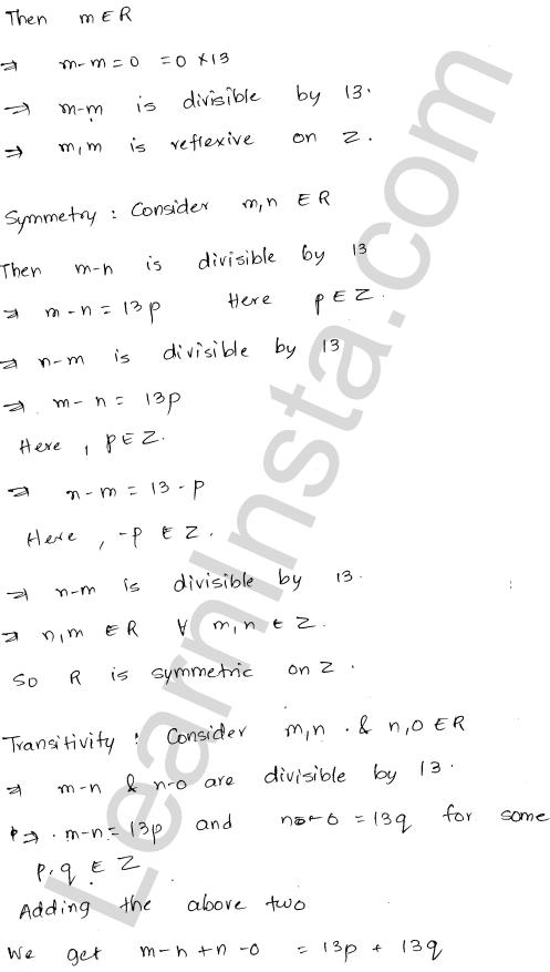 RD Sharma Class 12 Solutions Chapter 1 Relations Ex 1.2 1.7