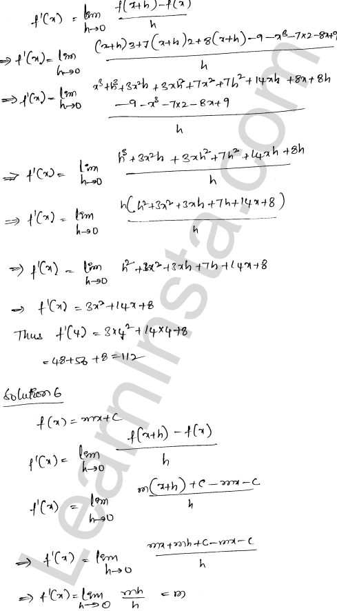 RD Sharma Class 12 Solutions Chapter 10 Differentiability Ex 10.2 1.4