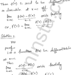 RD Sharma Class 12 Solutions Chapter 10 Differentiability VSAQ 1.1