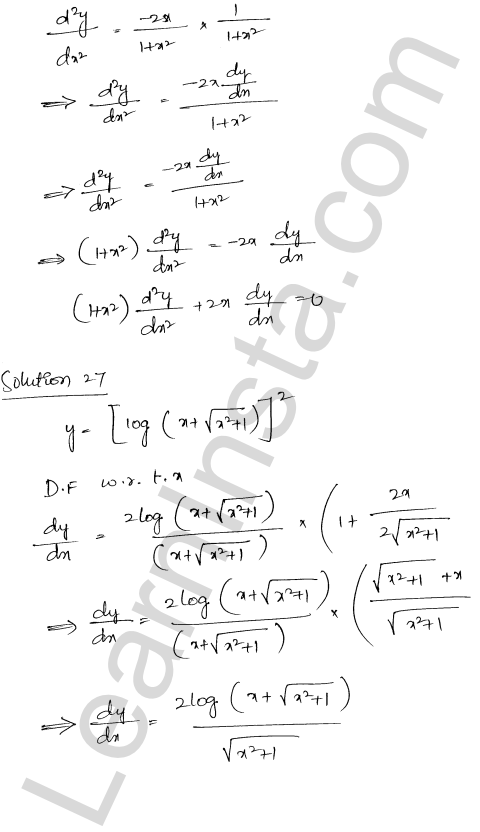 RD Sharma Class 12 Solutions Chapter 12 Higher Order Derivatives Ex 12.1 1.21