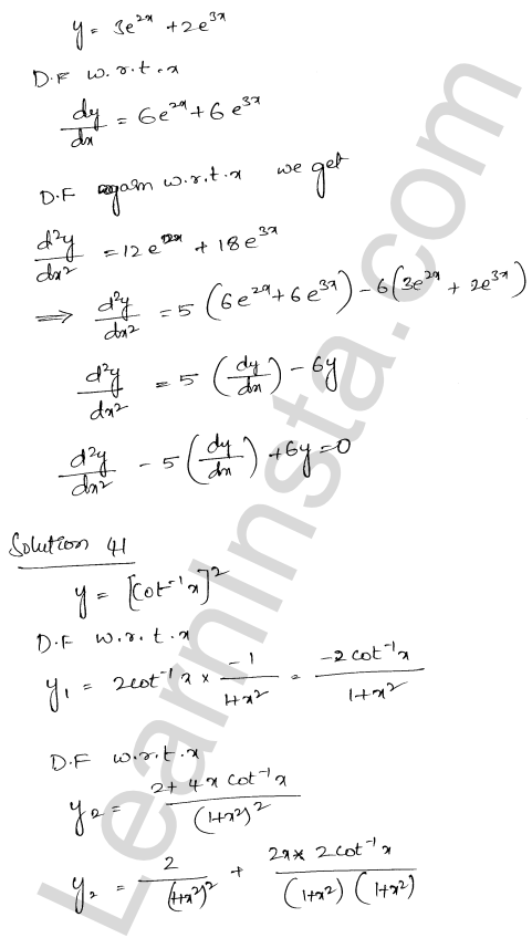 RD Sharma Class 12 Solutions Chapter 12 Higher Order Derivatives Ex 12.1 1.30