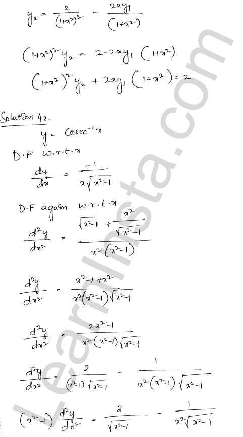 RD Sharma Class 12 Solutions Chapter 12 Higher Order Derivatives Ex 12.1 1.31