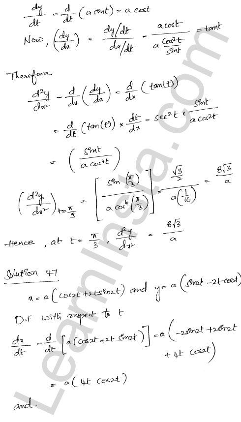 RD Sharma Class 12 Solutions Chapter 12 Higher Order Derivatives Ex 12.1 1.36