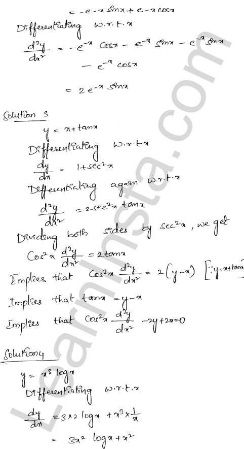 RD Sharma Class 12 Solutions Chapter 12 Higher Order Derivatives Ex 12.1 1.5