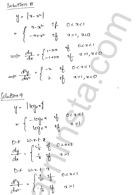 RD Sharma Class 12 Solutions Chapter 12 Higher Order Derivatives VSAQ 1.4