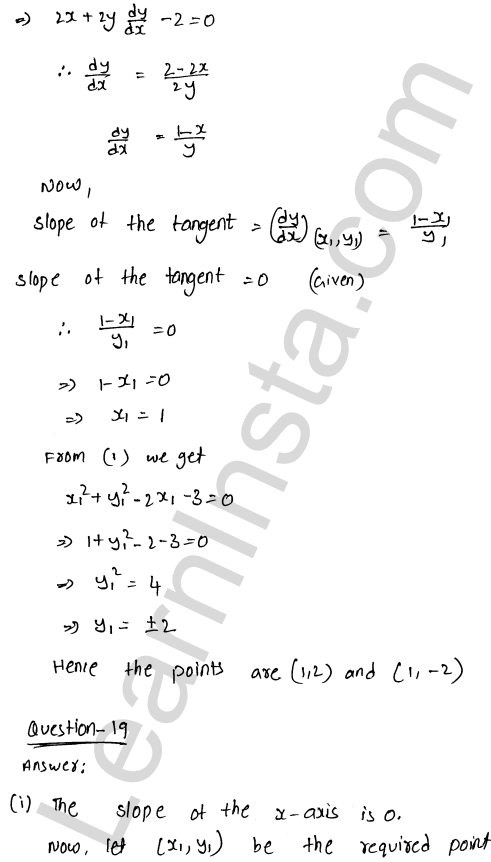 RD Sharma Class 12 Solutions Chapter 16 Tangents and Normals Ex 16.1 1.27
