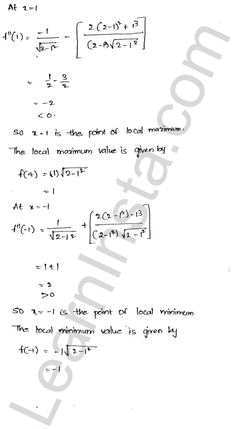 RD Sharma Class 12 Solutions Chapter 18 Maxima and Minima Ex 18.3 1.15