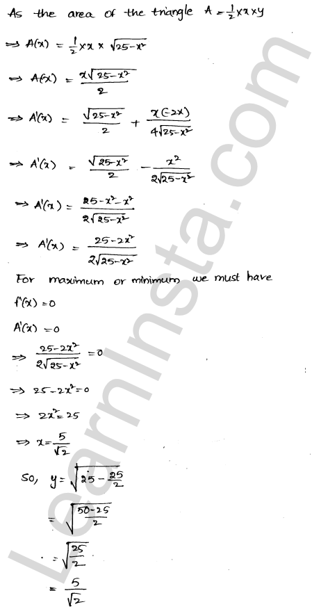 RD Sharma Class 12 Solutions Chapter 18 Maxima and Minima Ex 18.5 1.13