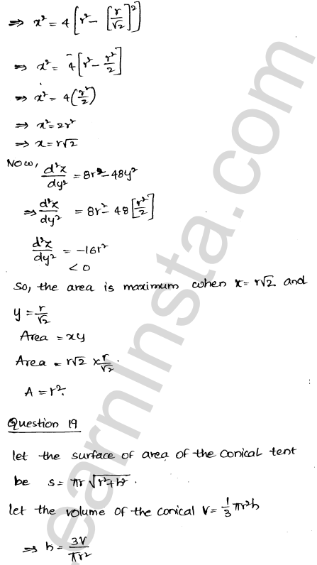 RD Sharma Class 12 Solutions Chapter 18 Maxima and Minima Ex 18.5 1.26