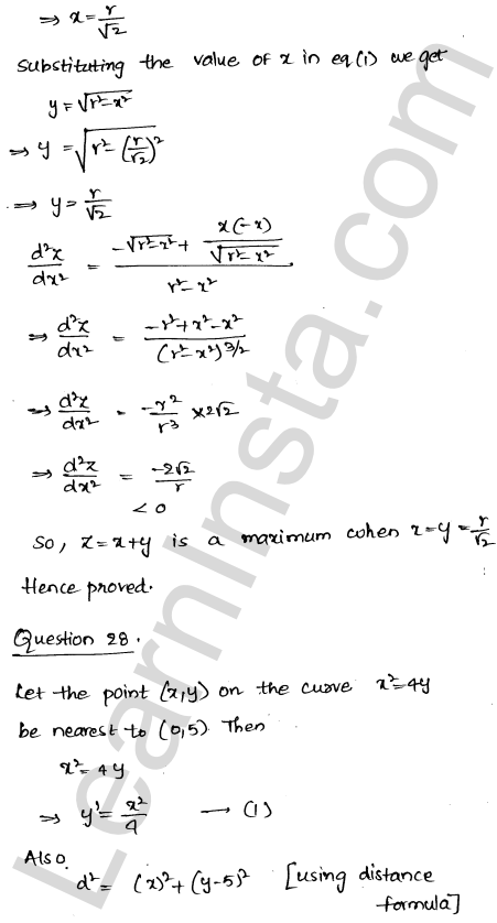 RD Sharma Class 12 Solutions Chapter 18 Maxima and Minima Ex 18.5 1.40
