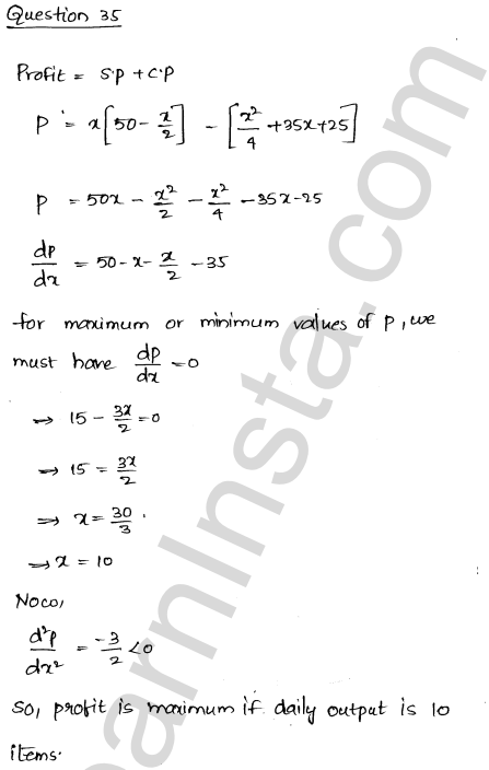 RD Sharma Class 12 Solutions Chapter 18 Maxima and Minima Ex 18.5 1.47