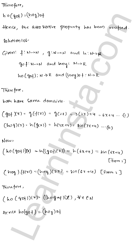 RD Sharma Class 12 Solutions Chapter 2 Functions Ex 2.2 1.10