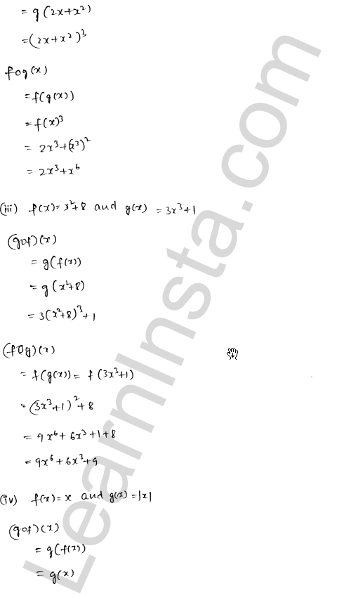 RD Sharma Class 12 Solutions Chapter 2 Functions Ex 2.2 1.2