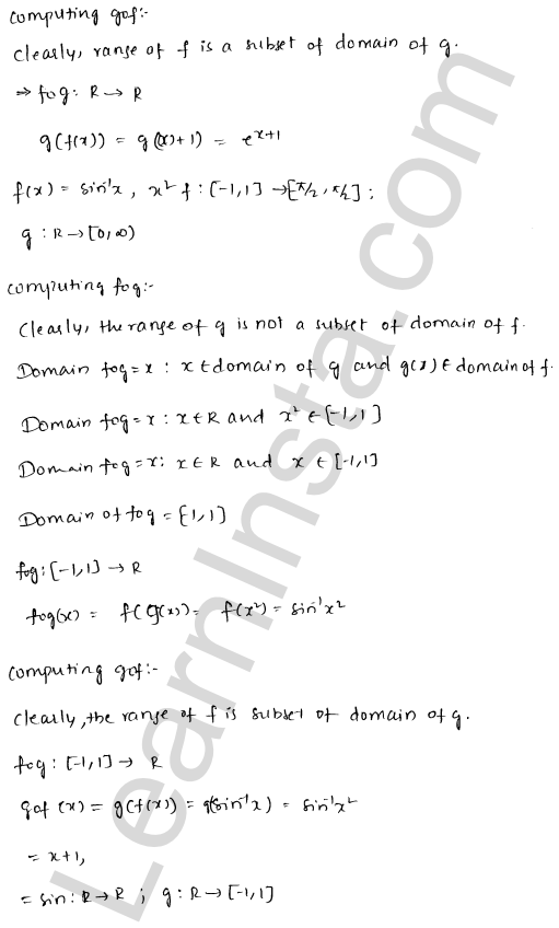 RD Sharma Class 12 Solutions Chapter 2 Functions Ex 2.3 1.3