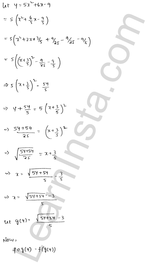 RD Sharma Class 12 Solutions Chapter 2 Functions Ex 2.4 1.18