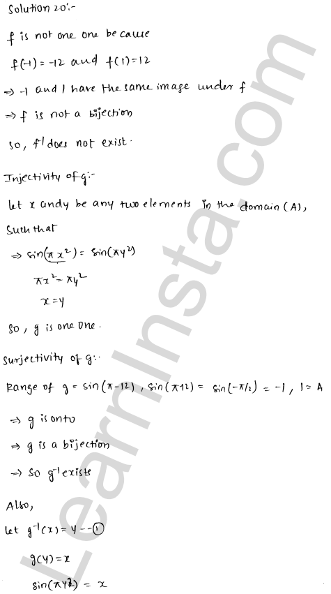 RD Sharma Class 12 Solutions Chapter 2 Functions Ex 2.4 1.28