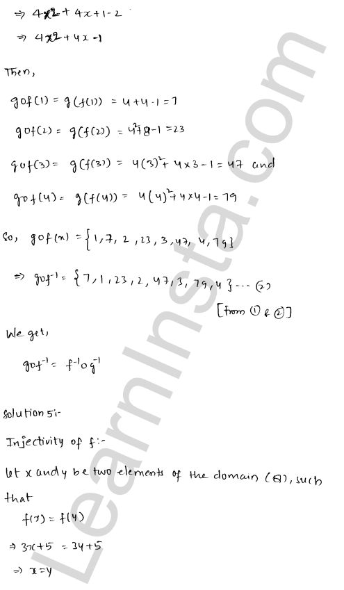 RD Sharma Class 12 Solutions Chapter 2 Functions Ex 2.4 1.6