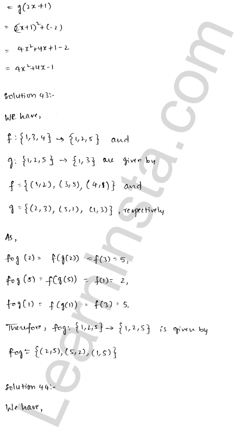 RD Sharma Class 12 Solutions Chapter 2 Functions VSAQ 1.18