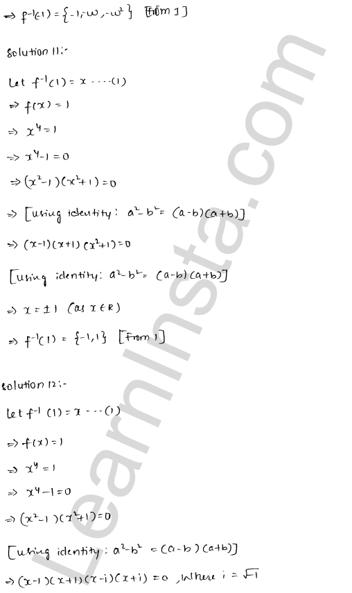 RD Sharma Class 12 Solutions Chapter 2 Functions VSAQ 1.5