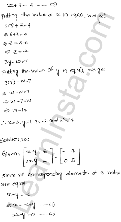 RD Sharma Class 12 Solutions Chapter 5 Algebra of Matrices Ex 5.1 1.25