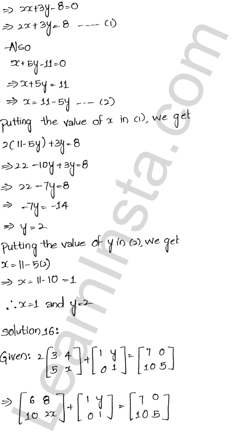RD Sharma Class 12 Solutions Chapter 5 Algebra of Matrices Ex 5.2 1.19