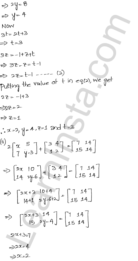 RD Sharma Class 12 Solutions Chapter 5 Algebra of Matrices Ex 5.2 1.23