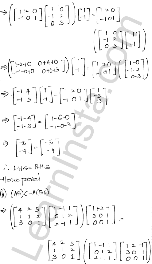 RD Sharma Class 12 Solutions Chapter 5 Algebra of Matrices Ex 5.3 1.17
