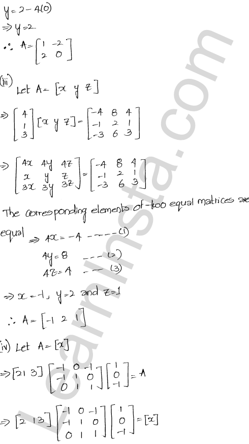 RD Sharma Class 12 Solutions Chapter 5 Algebra of Matrices Ex 5.3 1.52