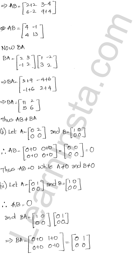 RD Sharma Class 12 Solutions Chapter 5 Algebra of Matrices Ex 5.3 1.74