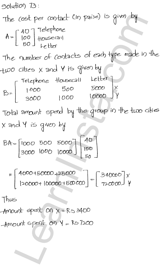 RD Sharma Class 12 Solutions Chapter 5 Algebra of Matrices Ex 5.3 1.80