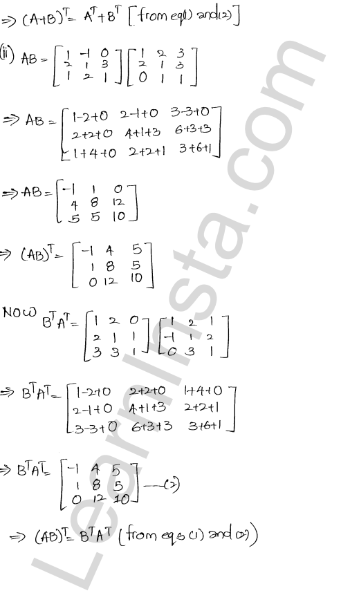 RD Sharma Class 12 Solutions Chapter 5 Algebra of Matrices Ex 5.4 1.5