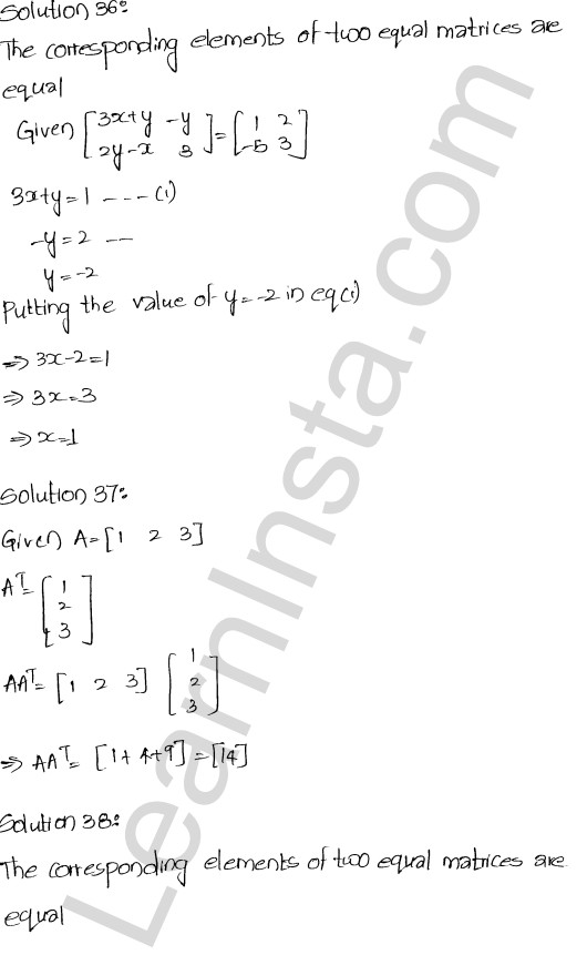 RD Sharma Class 12 Solutions Chapter 5 Algebra of Matrices Ex 5.5 1.17