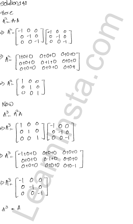 RD Sharma Class 12 Solutions Chapter 5 Algebra of Matrices Ex 5.5 1.7