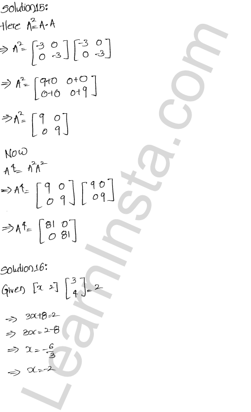 RD Sharma Class 12 Solutions Chapter 5 Algebra of Matrices Ex 5.5 1.8