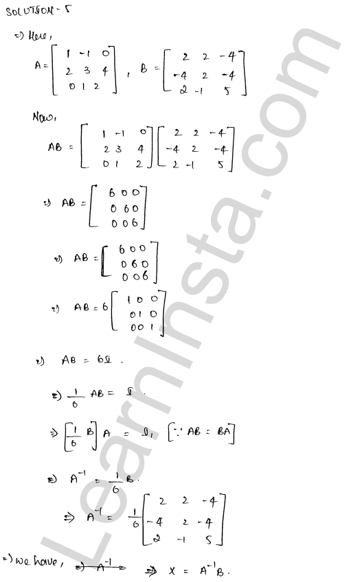 RD Sharma Class 12 Solutions Chapter 8 Solution of Simultaneous Linear Equations Ex 8.1 1.41