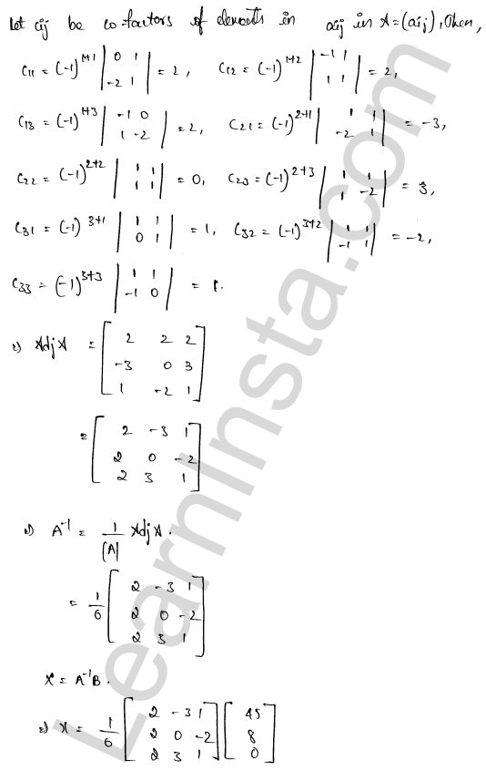 RD Sharma Class 12 Solutions Chapter 8 Solution of Simultaneous Linear Equations Ex 8.1 1.60