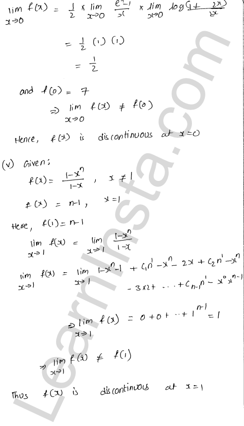 RD Sharma Class 12 Solutions Chapter 9 Continuity Ex 9.1 1.14