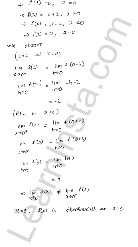 RD Sharma Class 12 Solutions Chapter 9 Continuity Ex 9.1 1.16