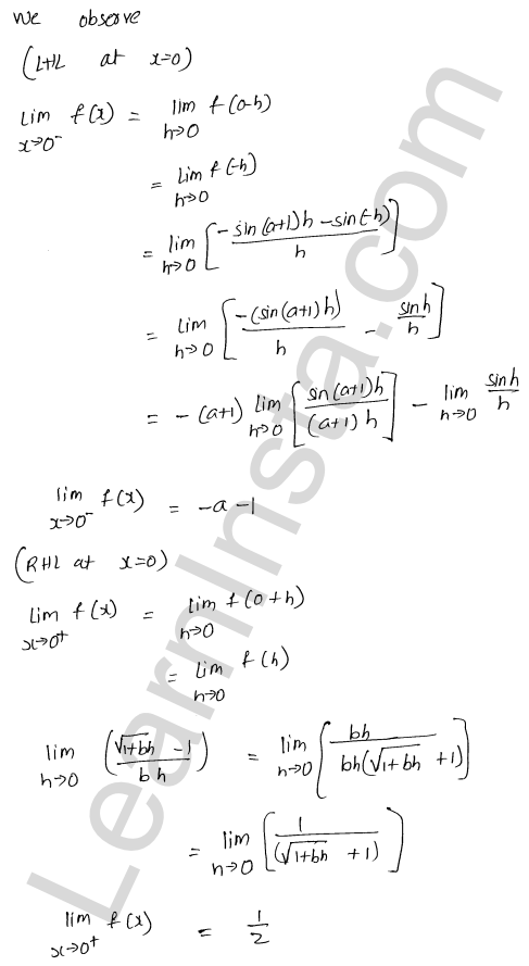 RD Sharma Class 12 Solutions Chapter 9 Continuity Ex 9.1 1.34