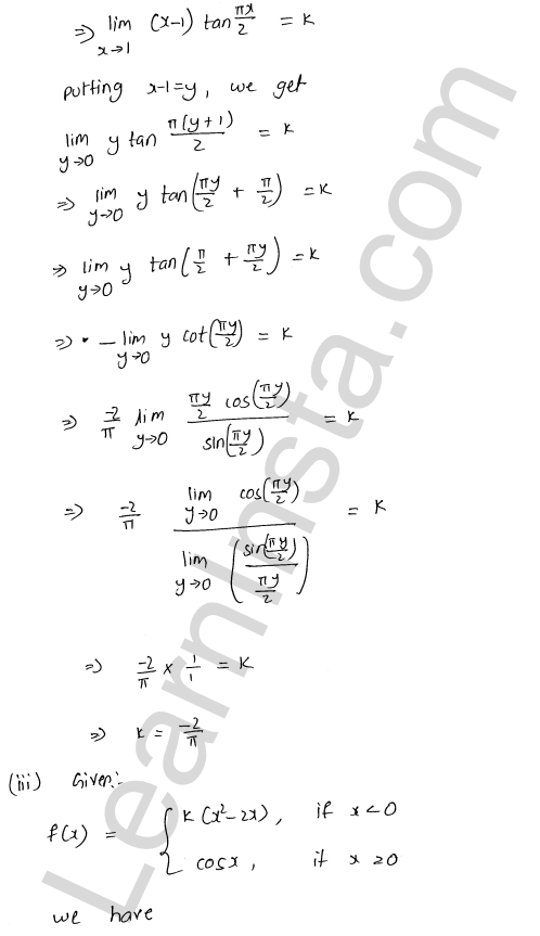 RD Sharma Class 12 Solutions Chapter 9 Continuity Ex 9.1 1.46